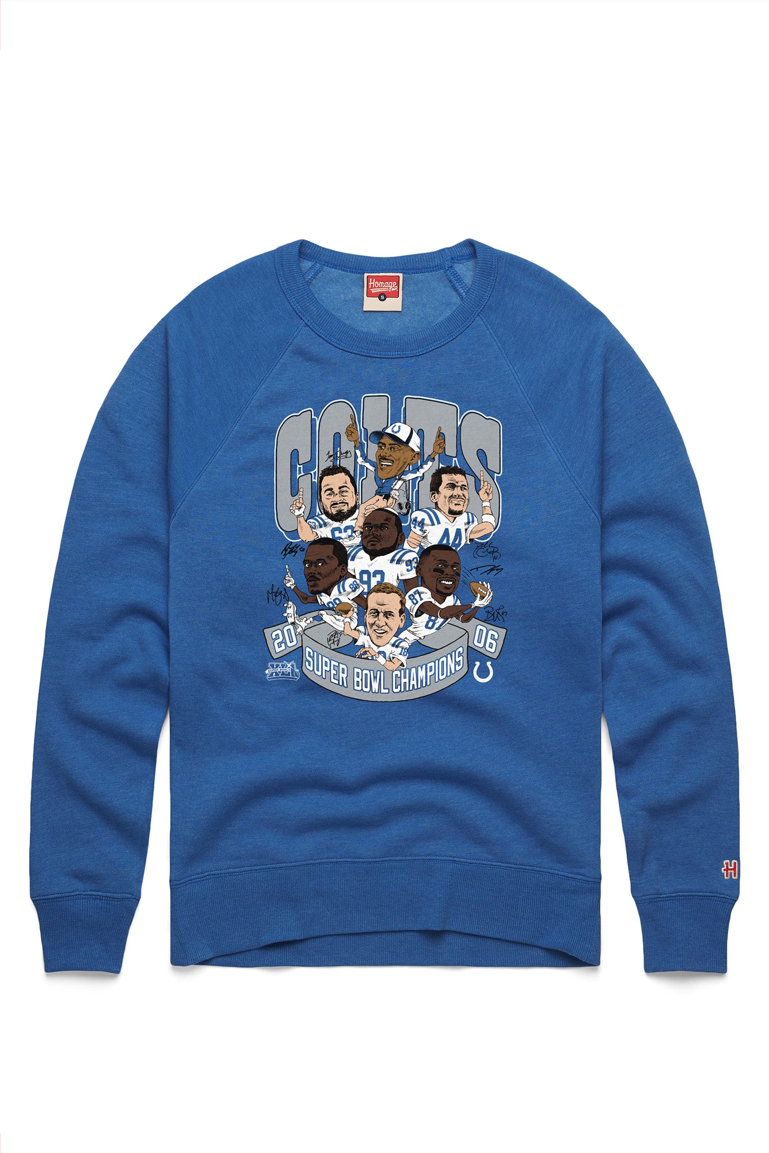 Colts Super Bowl Champs Crewneck x Homage Classic Team Sweatshirt